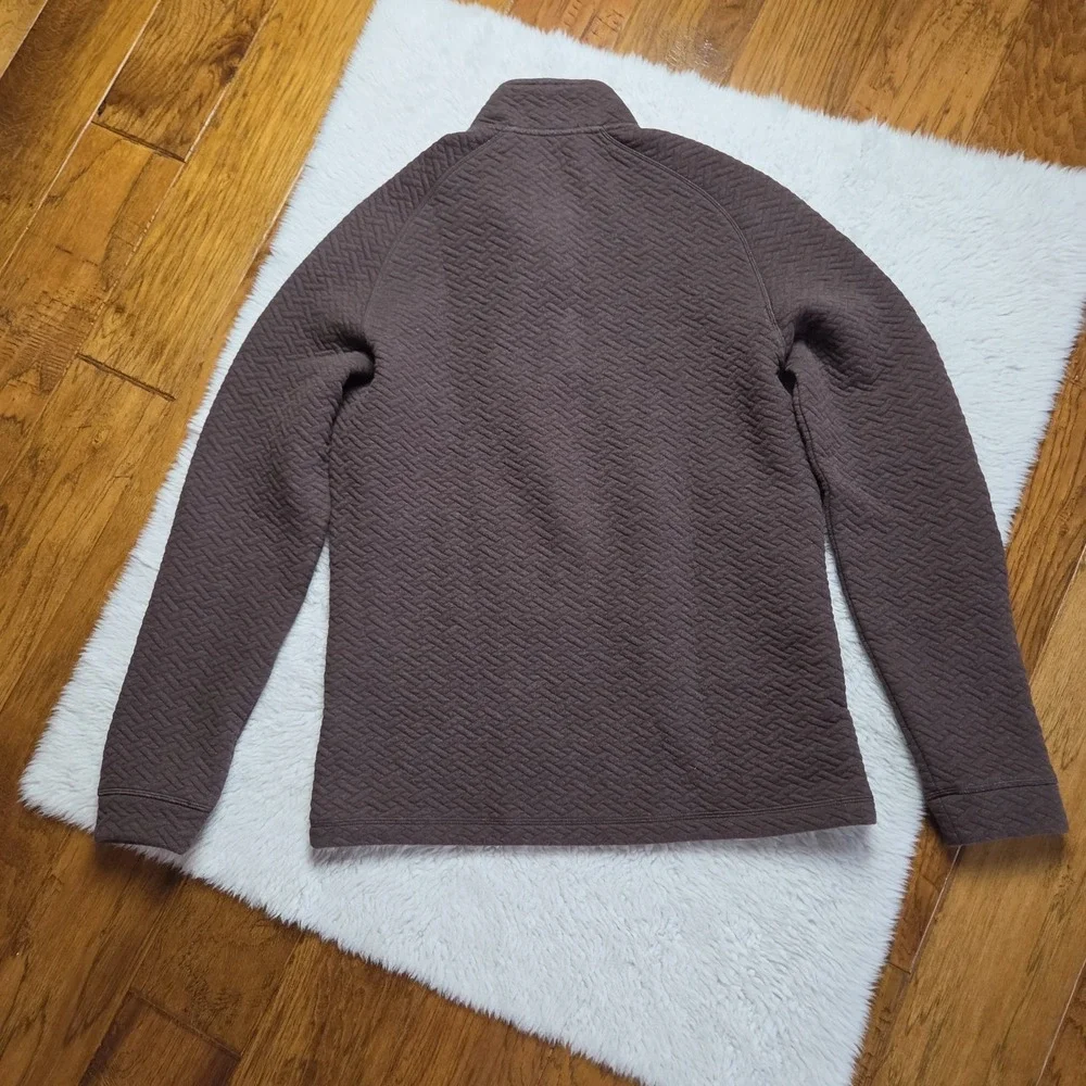 NWT Rhone Weekender Quilted Snap Pullover Shirt Men's Medium Brown